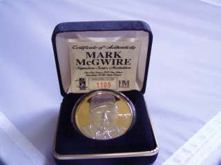   Signature Series Medallion Silver GP Highland Mint COA 1109/1500