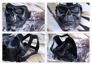 HOT Army Outdoor Death Skull Bone Airsoft Full Face Protect Safe Mask 