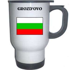  Bulgaria   GROZDOVO White Stainless Steel Mug 