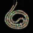   WELO OPAL Strand Natural Gemstone 3 6+mm Rondelle BEADS 16+ /35.80 ct