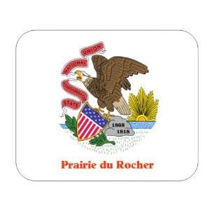  US State Flag   Prairie du Rocher, Illinois (IL) Mouse Pad 