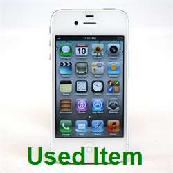 Apple iPhone 4s 16GB AT&T (AT&T) 5.1.1   White   Works Great  