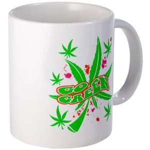  Mug (Coffee Drink Cup) Marijuana Go Green Neon Everything 