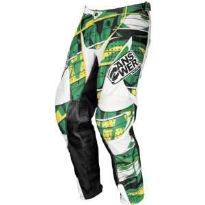 Answer A11 Alpha Air Pants Adult Yellow/Green 34  Sports 