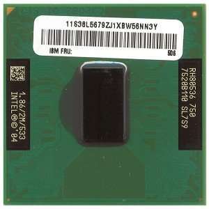    Intel Pentium M 750 1.86GHz 533MHz 2MB Socket 479 CPU Electronics