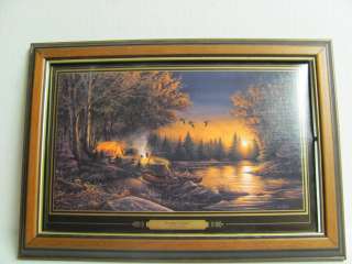   EVENING SOLITUDE FROM REDLINS PRECIOUS MEMORIES COLLECTION FRAMED