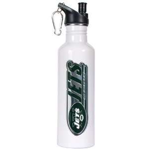  New York Jets 26oz Stainless Steel Water Bottle (White 