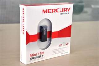 MW300UM Mercury 300Mbps Wireless N USB Adapter, Mini Wireless Card 