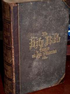 Hitchcocks Complete Analysis HOLY BIBLE 1870 Cruden  