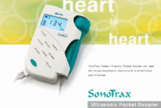 NEW Sonotrax 3MHz Fetal Doppler Baby Heart Rate Monitor  