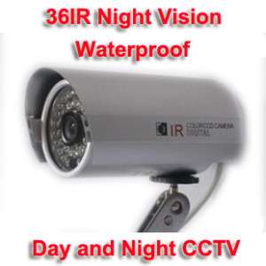 36IR CMOS METAL WATERPROOF SECURITY COLOR CCTV CAMERA  