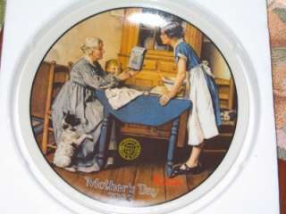 Norman Rockwell, Knowles Collectable Plates; set of 8; Christmas 