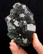   Green with Purple Zoning GEM FLUORITE Crystals Namibia for sale  