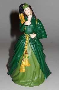 Vintage Scarlett OHara Figurine Civil War Drapery Dress by Hallmark 