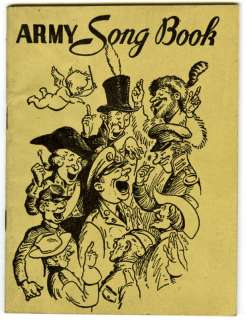 ARMY SONG BOOK, 1941  