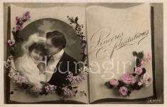 VICTORIAN ROMANCE vintage images CD photos couples lovers postcards 