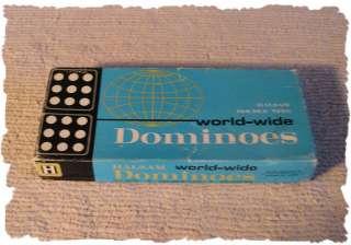 Vintage Halsam Double Nine Dominoes 55 Piece Set NEAT  