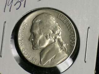 1939 S Nice Jefferson Nickel (0112 03)  