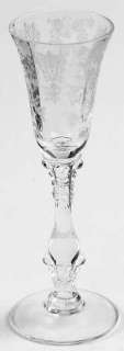 Cambridge ROSE POINT CLEAR Cordial Glass 48159  