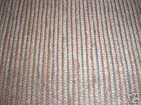 Pink/Lt. Green Striped Corduroy Upholstery Fabric  