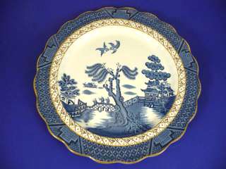 MINT VINTAGE BOOTHS REAL OLD WILLOW DINNERWARE   10.5 DINNER PLATE 