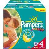 Pampers Baby Dry Gr.4 Maxi 7 18kg Megapack 120 Stk.von Pampers