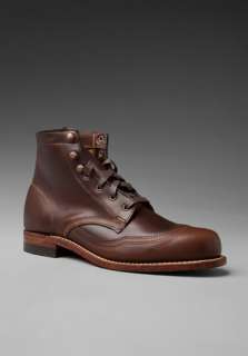 WOLVERINE Addison 1000 Mile Wingtip Boot in Brown  