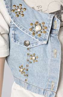 Vintage Boutique The Jewel of The Night Denim Vest  Karmaloop 