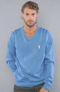 WeSC The Jagger Sweater in Clear Blue Melange  Karmaloop   Global 