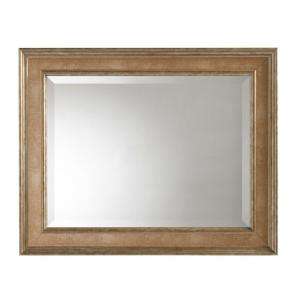 Martha Stewart Living Lucerne 30 in. x 24 in. Framed Mirror in Antique 