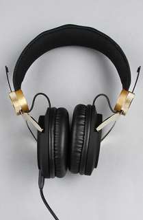 WeSC The Bassoon Golden Headphones in Black  Karmaloop   Global 