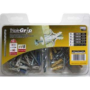 Triple Grip 50 Piece Multi Purpose Anchor Kit with Screws 176K at The 