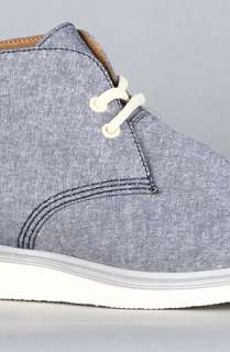 Dr. Martens The Nixon Desert Boot in Blue Chambray  Karmaloop 