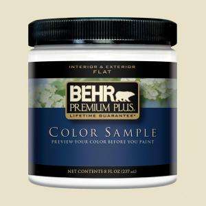 BEHR Premium Plus 8 oz. Eastern Wind Interior/Exterior Paint Tester 