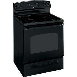    GE 30 In. Freestanding Electric Range in Black 