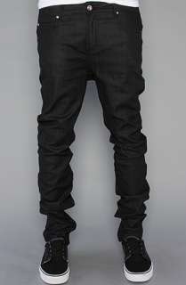 Obey The Juvee Modern Tight Jean in Raw Coated Black  Karmaloop 