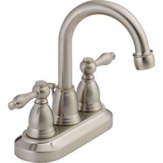 Peerless Step Up 4 in. 2 Handle Bath Faucet in Brushed Nickel P99616LF 