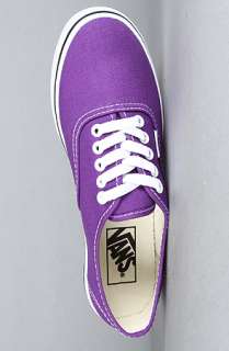 Vans Footwear The Authentic Lo Pro Sneaker in Purple  Karmaloop 