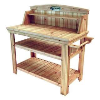 Suncast Cedar Potting Table DISCONTINUED PT4500 