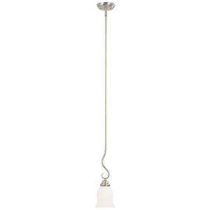   Portland Collection 1 Light 55 in. Hanging Brushed Nickel Mini Pendant