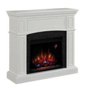 Chimney Free 43 in White Electric Fireplace with Remote 75225 at The 