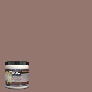 BEHR Ultra 8 oz. Milk Chocolate Interior/Exterior Paint Tester # 710B 