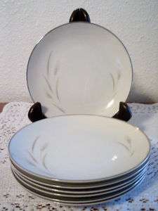 VINTAGE MOON WHEAT FINE CHINA JAPAN BREAD BUTTER PLATES  