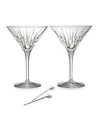 Reed & Barton Soho Martini Glass Set with Olive Picks $60.00