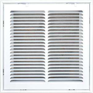 SPEEDI GRILLE 14 in. x 14 in. White Return Air Vent Filter Grille with 