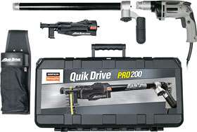 QuikDrive PRO200G2D25K System w/ Dewalt 2500 rpm Motor  