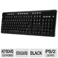 Click to view Adesso AKB 131PB Desktop Multimedia Keyboard   PS/2