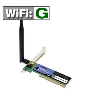 Linksys WMP54G PCI Wireless Adapter   54Mbps, 802.11g  