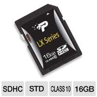 Click to view Patriot PSF16GSDHC10F LX Series SDHC Card   16GB, Class 