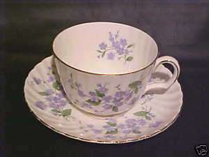 ROYAL ADDERLEY   SWEET FORGET ME NOT   CUP & SAUCER  